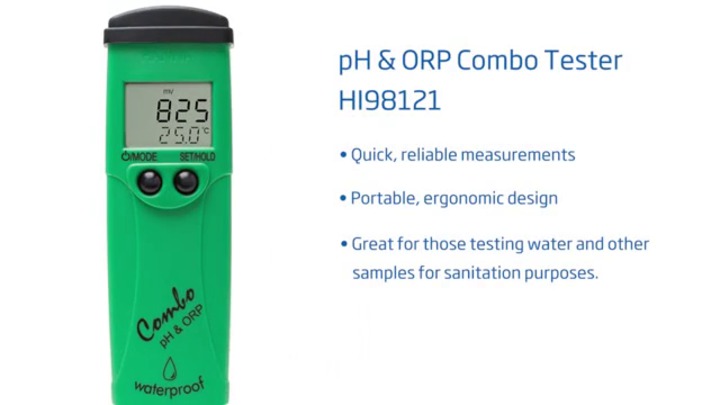 研究所用pHメーター HI98121 HANNA Instruments/ハンナ 携帯用 防水・防塵性能