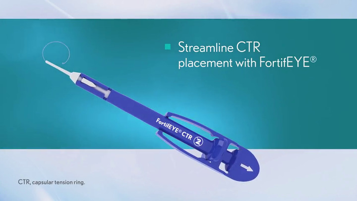 Ophthalmic viscoelastic solution injection syringe FortifEYE