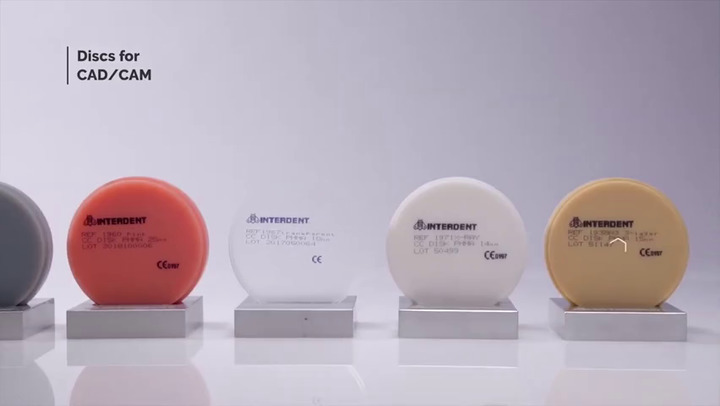 ZrO2 dental material - CC Disk Zr SMILE Multilayer - Interdent
