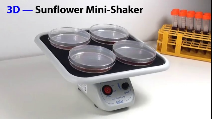 Multi Bio 3D, Programmable mini-shaker