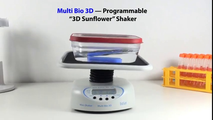 Multi Bio 3D, Programmable mini-shaker