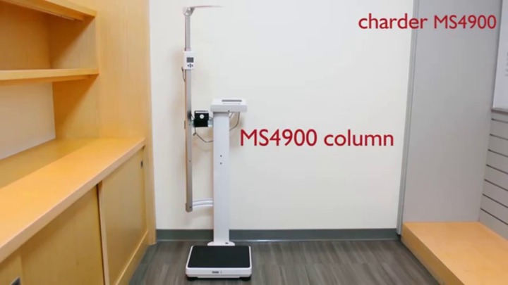 MS3450 Medical Column Scale w/ Manual Height Rod