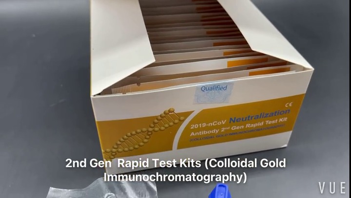 2019-nCoV Neutralization Antibody 2nd Gen Rapid Test Kit (Colloidal Gold  Immunochromatography)