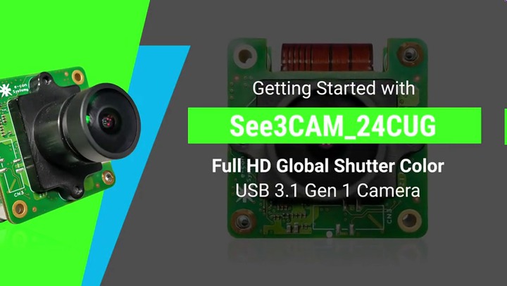 See3CAM_24CUG カメラモジュール AR0234CS、フルHD、120FPS、USB3グローバルシャッターカメラ